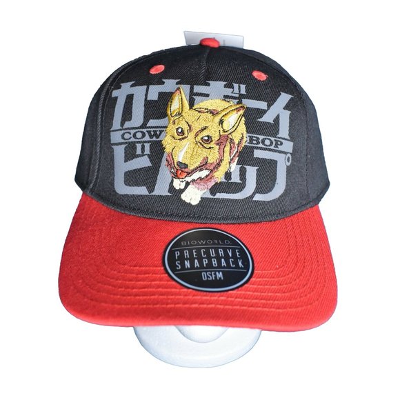 Cowboy Bebop Ein precurve snapback Cap Bioworld Funimation brand new with tag - Picture 1 of 4